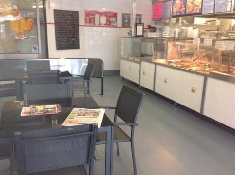 Johnos BBQ chickens salads and seafood