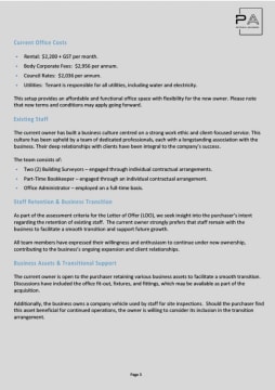 Highly Profitable Building Surveyor Business