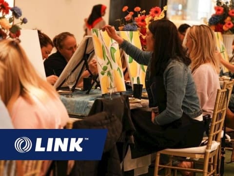 Profitable Melbourne Paint & Sip Events & Corporate
