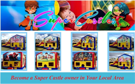 SUPER CASTLES (JUMPING CASTLES) BUSINESS – WORK 2-3 DAYS P.W. WITH HIGH EARNINGS