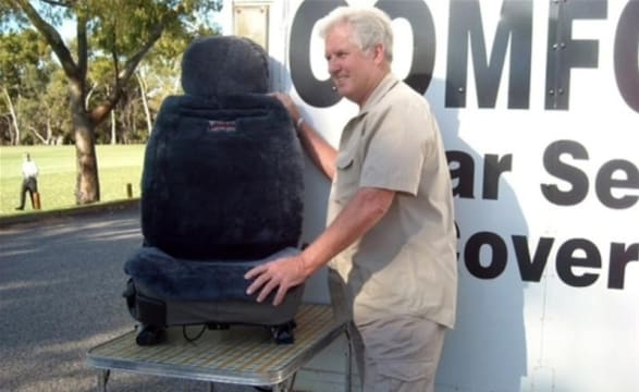 "King of the Road" - Ugg Boot & Seat Cover Mobile Business with fitted trailer