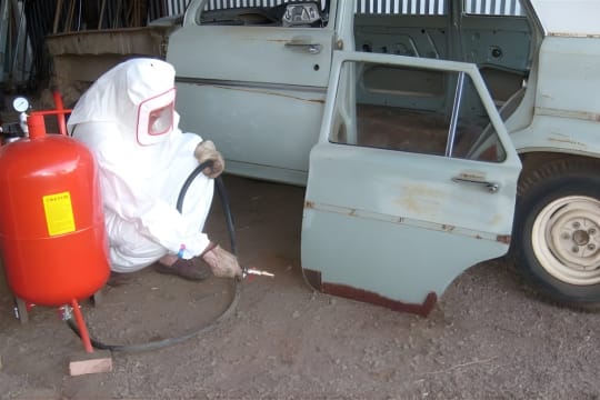 Large-Scale Sandblasting Facility With Freehold