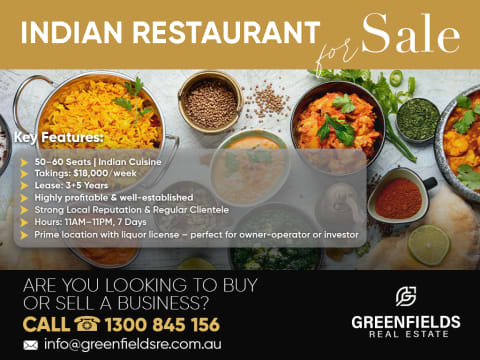 🔥 Highly Profitable Indian Restaurant For Sale – High Foot Traffic - Strong Weekly Takings 🔥