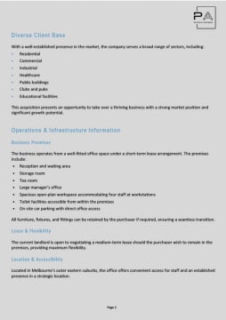 Highly Profitable Building Surveyor Business