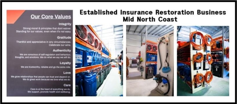 Long-Established Insurance Restoration Business Mid North Coast