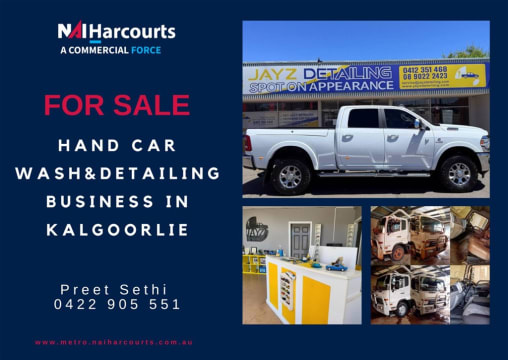HAND CAR WASH & DETAILING BUSINESS IN KALGOORLIE