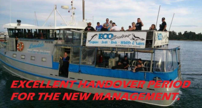 Boat Cruise business. A great coastal lifestyle.