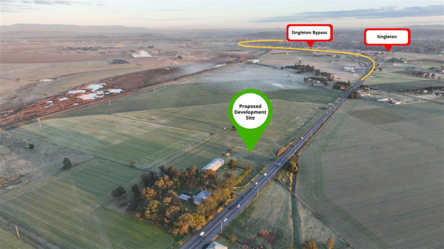 9 hectares on the New England Highway | Last key site before the bypass split