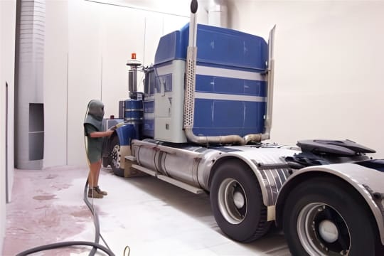 Large-Scale Sandblasting Facility With Freehold