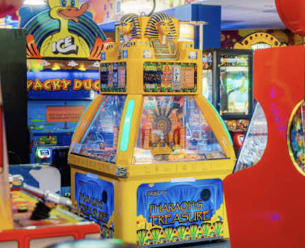 Arcade Games in Movie Foyer
