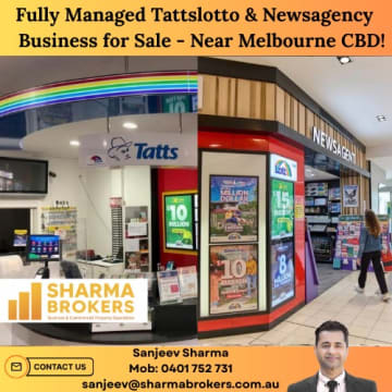 💰 Profitable & Fully Managed Tattslotto, Newsagency & Gift Shop Business for Sale! 📍 Prime Locati...