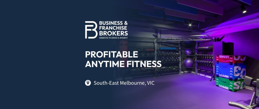 PROFITABLE ANYTIME FITNESS CENTRE FOR SALE (SOUTH-EAST MELBOURNE) BFB4440