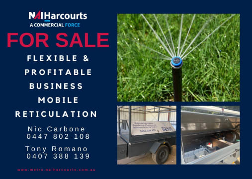 Flexible & Profitable Mobile Reticulation Business For Sale - "Repair Your Retic"