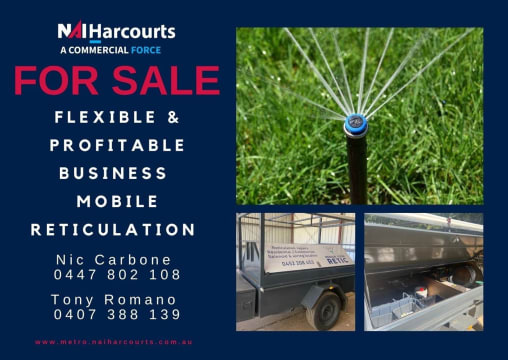 Flexible & Profitable Mobile Reticulation Business For Sale