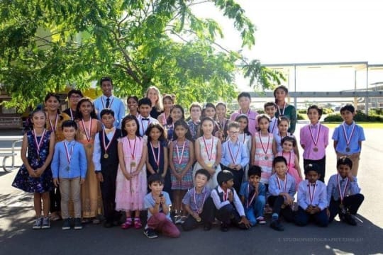 Smart Children Play Piano