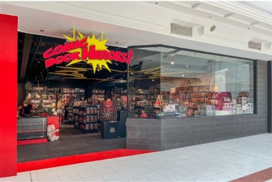 Comic Book Heroes - (2 Retail Shops Westfield Chermside & Mt Gravatt)