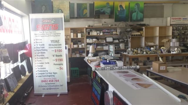 SAKO SIGNS - GREAT, SOLID BUSINESS - REGULAR CUSTOMERS