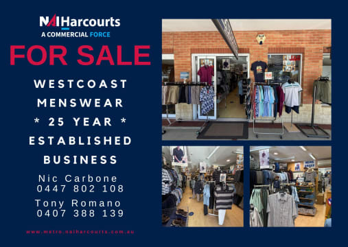 25 Year Established Menswear Business -  Kingsley