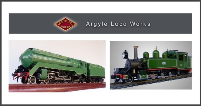 For Sale: Argyle Loco Works Premier Garden Gauge Model Railway Business