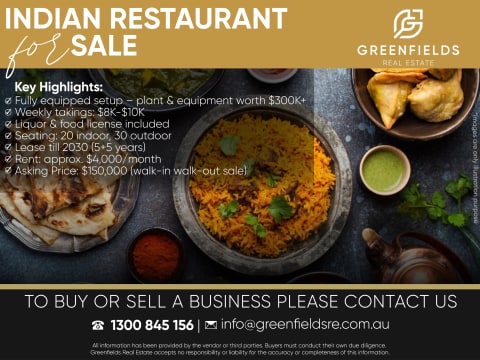 Established Indian Restaurant in VIC