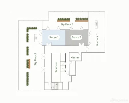 Aurora Skydeck - Adelaide CBD stunning views - Bar and Function Venue