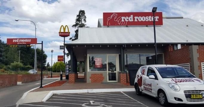 Red Rooster Orange! Long Lease! Price includes many franchisor costs! Suit family!