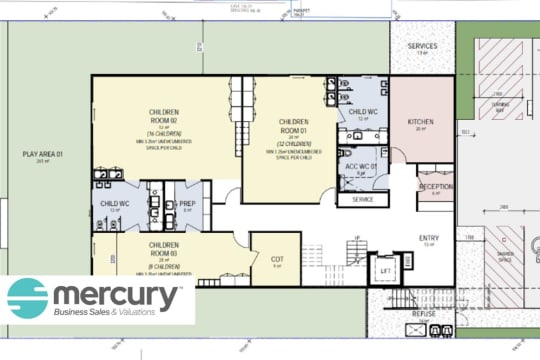 47-Places Childcare in Dorset (STCA) for Lease