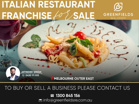 Italian Restaurant Franchise For Sale | Melbourne Outer East