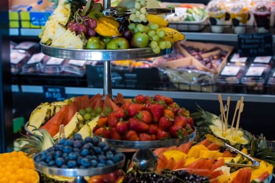 Fresh Fruit, Veg, Ready to Eat meals