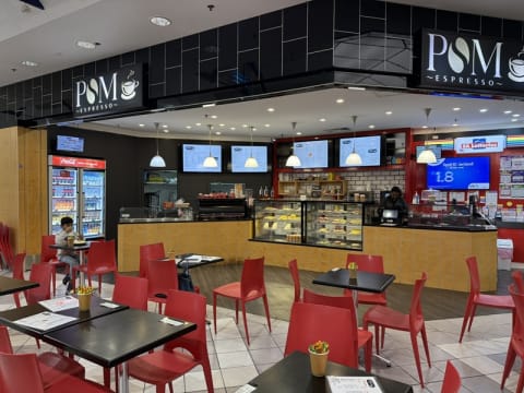 Salisbury cafe with lotto kiosk