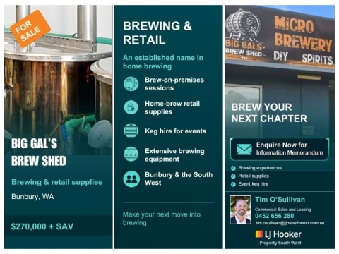 Big Gal's Brew Shed | Brew-On-Premises & Retail | Bunbury