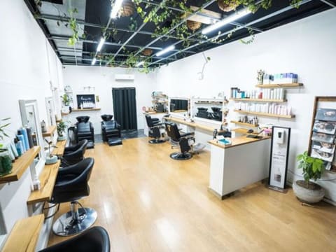 Organic and sustainable hair salon