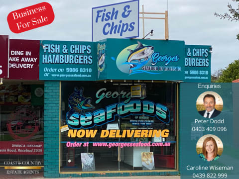 For Sale: George's Fish & Chip Shop - A Seaside Gem in Rosebud!