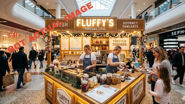 Fully Fitted Dessert Kiosk Opportunity Prime Shopping Centre Location