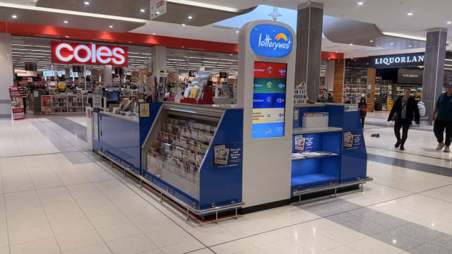 2 Lotto Kiosk in the same shopping centre.