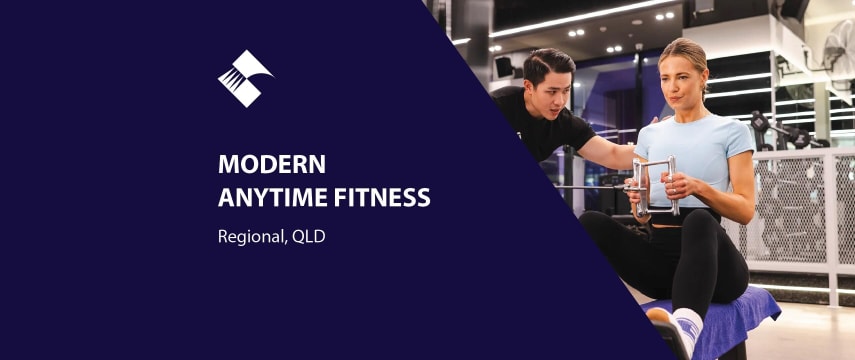 MODERN ANYTIME FITNESS 24/7 CENTRE IN REGIONAL QUEENSLAND BFB4356