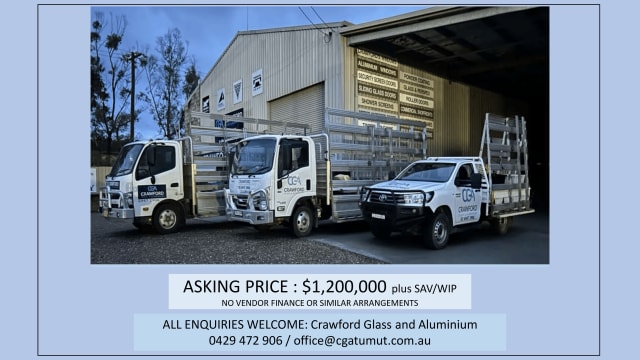 CRAWFORD GLASS AND ALUMINIUM - TUMUT - NSW