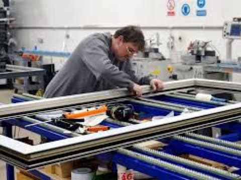 Large Aluminium and Glass product manufacturers.