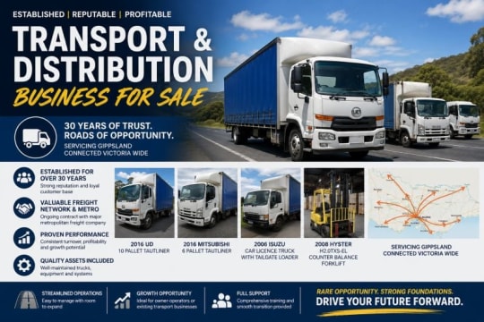 Transport & Distribution business for sale