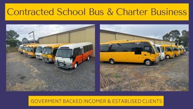 Contracted School Bus & Charter Transport Business