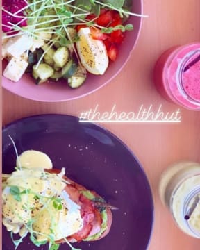 The Health Hut North Beach "where everything is delicious & Nutritious"