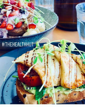 The Health Hut North Beach "where everything is delicious & Nutritious"