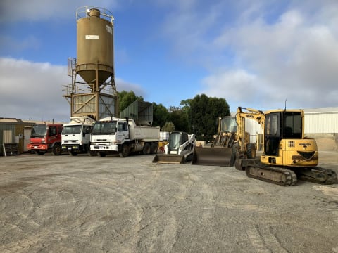 Successful Earthworks/concrete Business for sale with Freehold Property