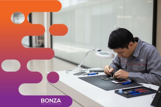 37174 Fully Staffed Electronics Repair Business, High Footfall