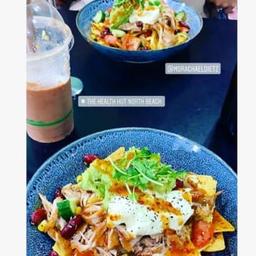 The Health Hut North Beach "where everything is delicious & Nutritious"