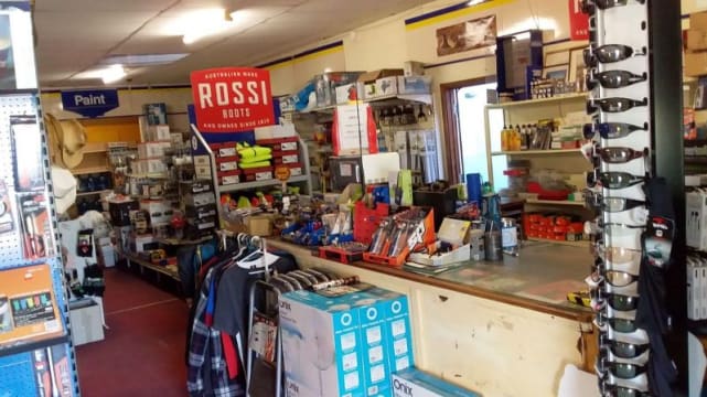 Successful, well-established Freehold Hardware store, food retail and residence