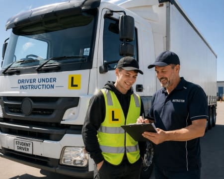take the wheel on your new future- Heavy Vehicle license/instructing business