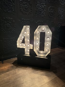 1.2 m letters & numbers prop hire business