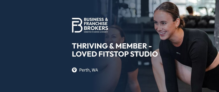 THRIVING & MEMBER-LOVED FITSTOP STUDIO (PERTH) BFB3993
