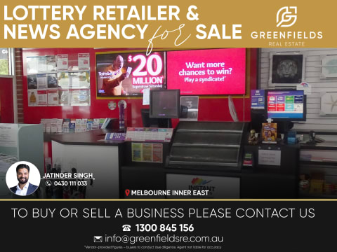 Profitable Lotto & News Agency – Easy One-Person Operation | Melbourne Inner East